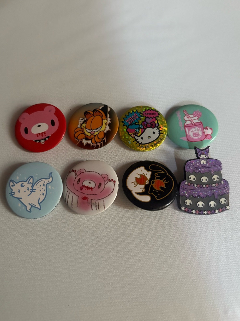bundle of 8 kawaii pins